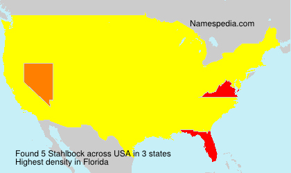 Surname Stahlbock in USA Surname Stahlbock in USA