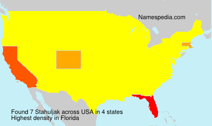 Surname Stahuljak in USA Surname Stahuljak in USA