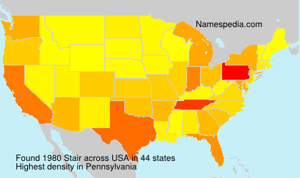 Surname Stair in USA