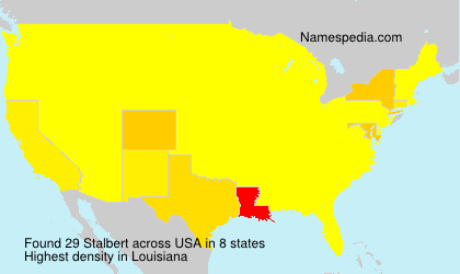 Surname Stalbert in USA Surname Stalbert in USA