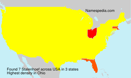 Surname Stalenhoef in USA Surname Stalenhoef in USA