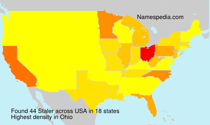 Surname Staler in USA Surname Staler in USA