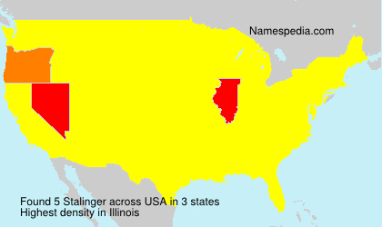 Surname Stalinger in USA Surname Stalinger in USA