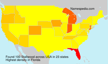 Surname Stallwood in USA Surname Stallwood in USA