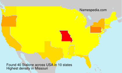 Surname Stalone in USA Surname Stalone in USA