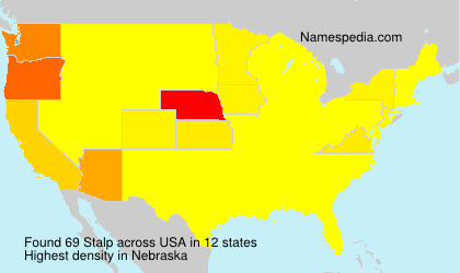 Surname Stalp in USA Surname Stalp in USA