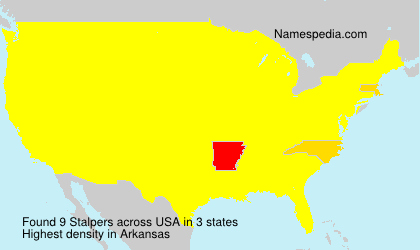 Surname Stalpers in USA Surname Stalpers in USA