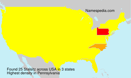 Surname Stalsitz in USA Surname Stalsitz in USA