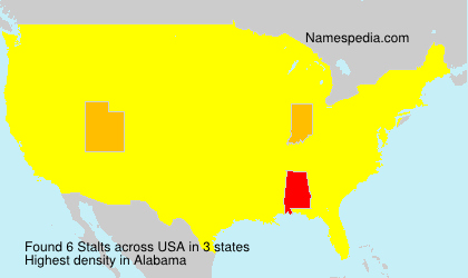 Surname Stalts in USA Surname Stalts in USA