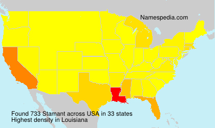 Surname Stamant in USA Surname Stamant in USA