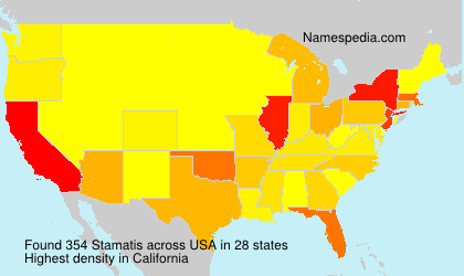 Surname Stamatis in USA Surname Stamatis in USA