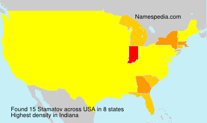 Surname Stamatov in USA Surname Stamatov in USA