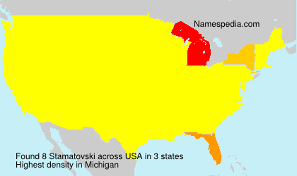Surname Stamatovski in USA Surname Stamatovski in USA