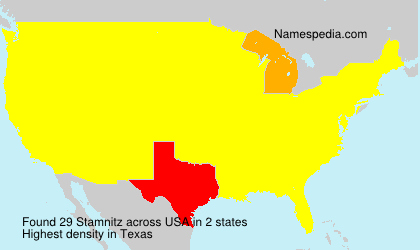 Surname Stamnitz in USA Surname Stamnitz in USA