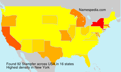Surname Stampfer in USA Surname Stampfer in USA