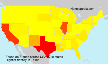 Surname Stance in USA