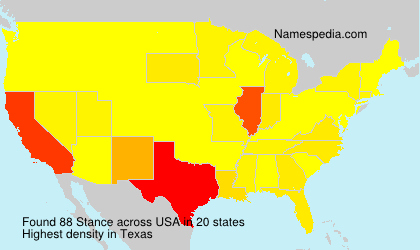 Surname Stance in USA Surname Stance in USA