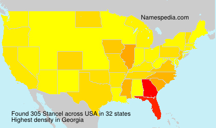 Surname Stancel in USA Surname Stancel in USA