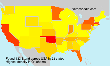 Surname Stand in USA Surname Stand in USA