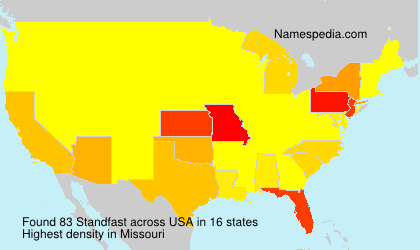 Surname Standfast in USA Surname Standfast in USA