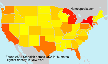 Surname Standish in USA Surname Standish in USA