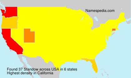 Surname Standow in USA Surname Standow in USA
