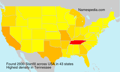 Surname Stanfill in USA Surname Stanfill in USA