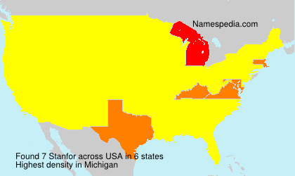 Surname Stanfor in USA Surname Stanfor in USA