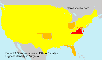 Surname Stanges in USA Surname Stanges in USA