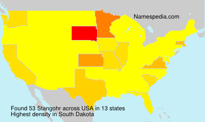 Surname Stangohr in USA Surname Stangohr in USA