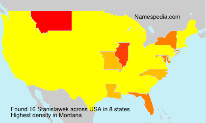 Surname Stanislawek in USA Surname Stanislawek in USA