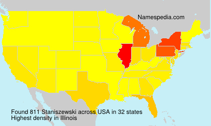 Surname Staniszewski in USA Surname Staniszewski in USA