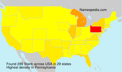 Surname Stank in USA Surname Stank in USA