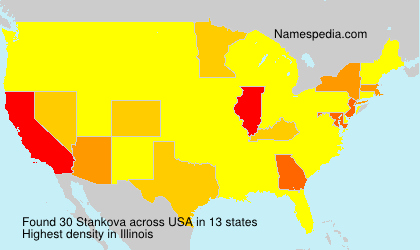 Surname Stankova in USA Surname Stankova in USA