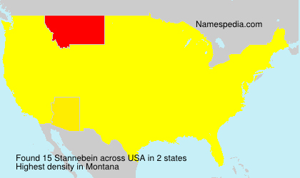 Surname Stannebein in USA Surname Stannebein in USA