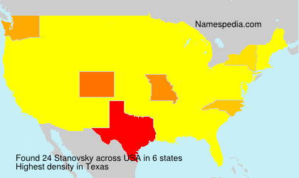 Surname Stanovsky in USA Surname Stanovsky in USA
