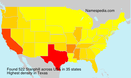 Surname Stanphill in USA Surname Stanphill in USA