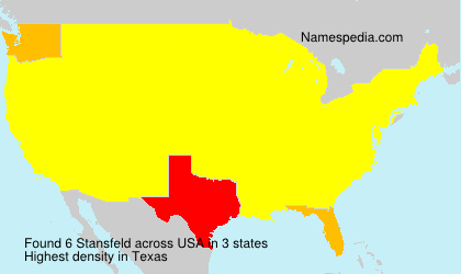Surname Stansfeld in USA Surname Stansfeld in USA