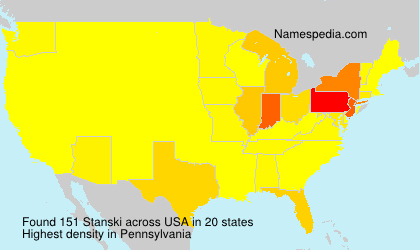 Surname Stanski in USA Surname Stanski in USA