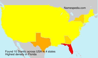 Surname Stantic in USA Surname Stantic in USA