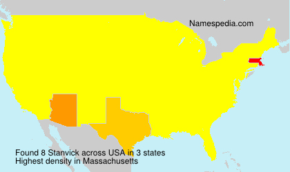Surname Stanvick in USA Surname Stanvick in USA