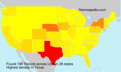 Surname Stanzel in USA Surname Stanzel in USA