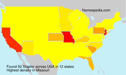 Surname Stapfer in USA Surname Stapfer in USA
