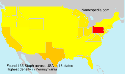 Surname Staph in USA Surname Staph in USA