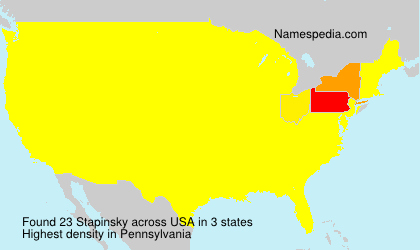 Surname Stapinsky in USA Surname Stapinsky in USA
