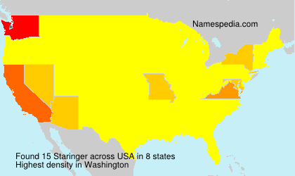 Surname Staringer in USA Surname Staringer in USA