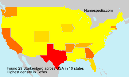 Surname Starkenberg in USA Surname Starkenberg in USA