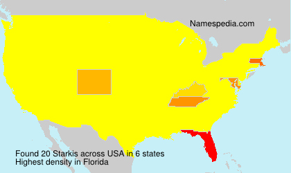 Surname Starkis in USA