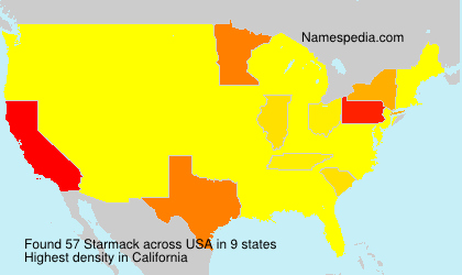 Surname Starmack in USA Surname Starmack in USA