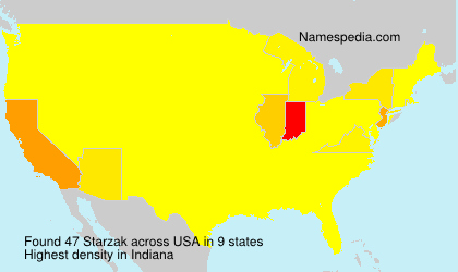 Surname Starzak in USA Surname Starzak in USA